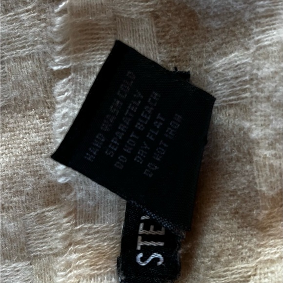 Steve Madden Plaid Neutral Scarf - Picture 5 of 5